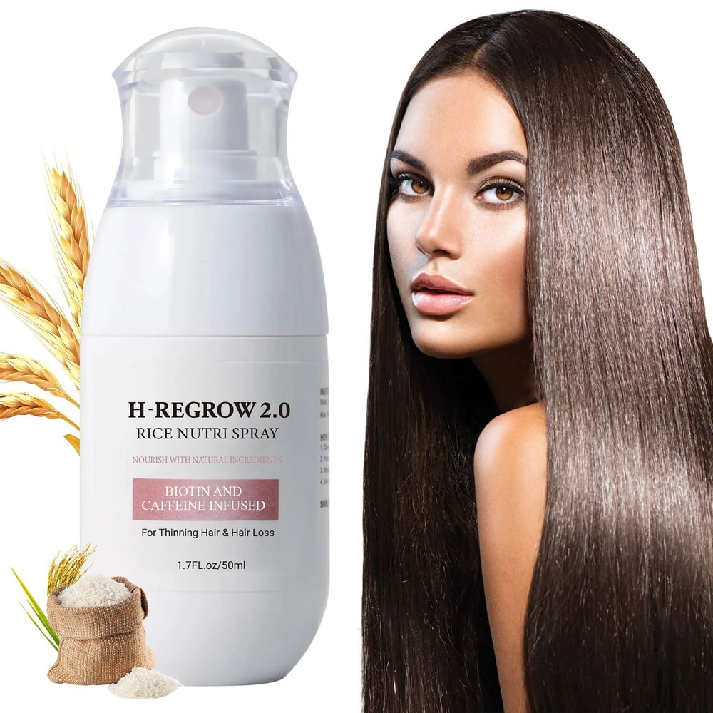 Rice Water Hair Spray For Thinning Hair Strengthening Nourishing 100 Ml 0
