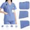 Pink Clinical Uniform Women Pharmacy Nurse Workwear Scrub Set 1