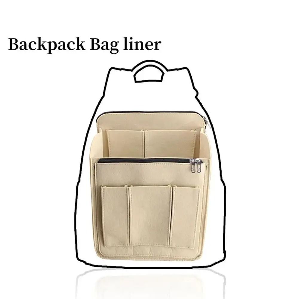 Multi Pocket Insert Organizer Bag Liner For Backpacks 1
