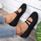 Womens Elastic Knitted Slip On Breathable Loafers Lightweight Street Flats 3