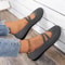 Womens Elastic Knitted Slip On Breathable Loafers Lightweight Street Flats 5