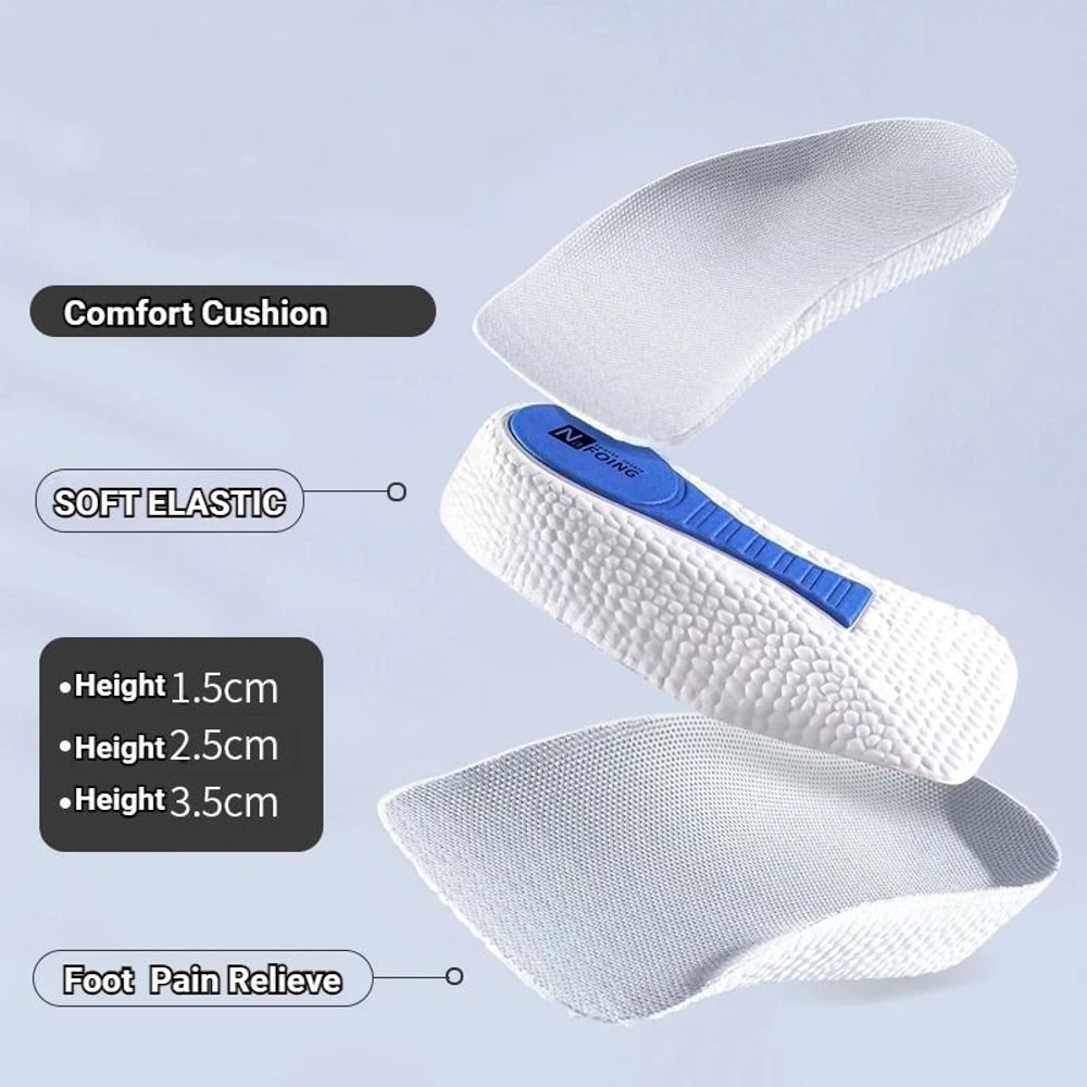 Memory Foam Height Increase Insoles For Men And Women Flat Feet Arch Support 5