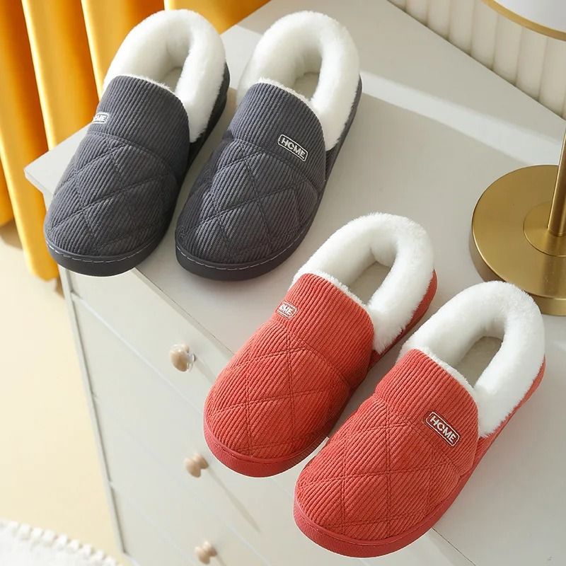 Comwarm Women Winter Plush Fur Slippers With Thick Soft Sole And Anti Slip Design For Indoor And Ou 2