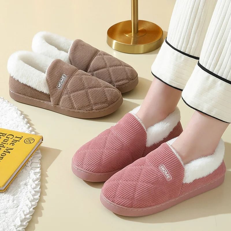 Comwarm Women Winter Plush Fur Slippers With Thick Soft Sole And Anti Slip Design For Indoor And Ou 5