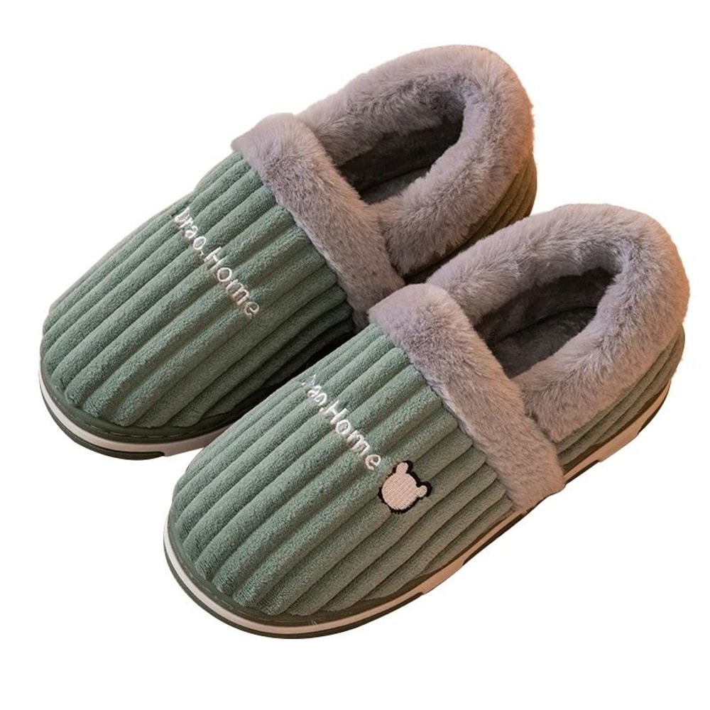 Comwarm Women Winter Plush Fur Slippers With Thick Soft Sole And Anti Slip Design For Indoor And Ou 6