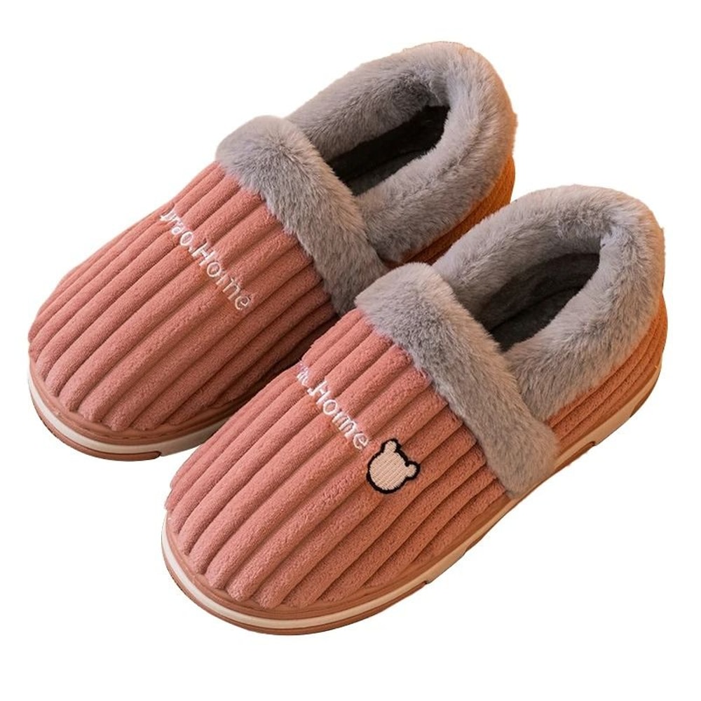 Comwarm Women Winter Plush Fur Slippers With Thick Soft Sole And Anti Slip Design For Indoor And Ou 17