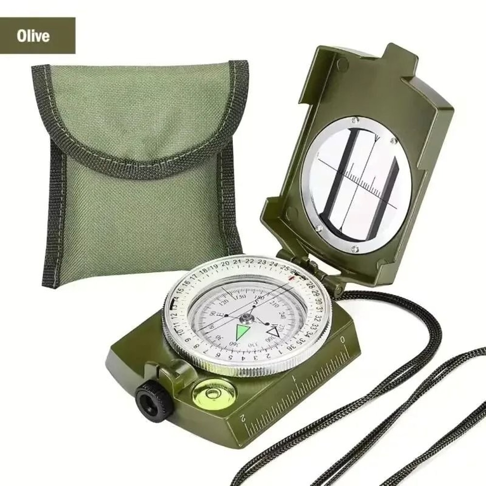 Multifunctional High Precision Waterproof Military Compass For Outdoor Survival 6
