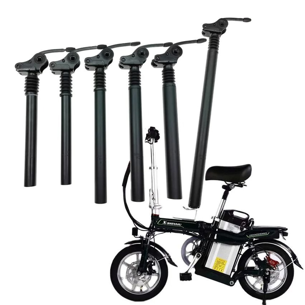 Suspension Damping Aluminum Alloy Seatpost For Folding And E Bikes Multiple Sizes 0