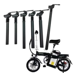 Suspension Damping Aluminum Alloy Seatpost for Folding and E Bikes Multiple Sizes