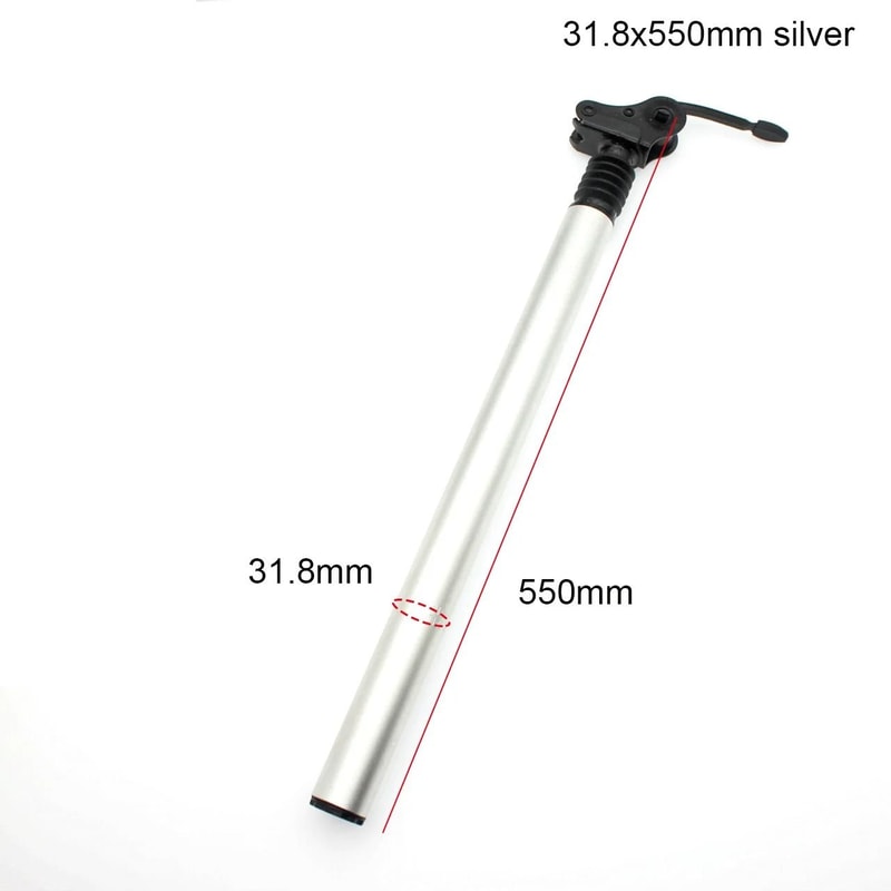 Suspension Damping Aluminum Alloy Seatpost For Folding And E Bikes Multiple Sizes 17