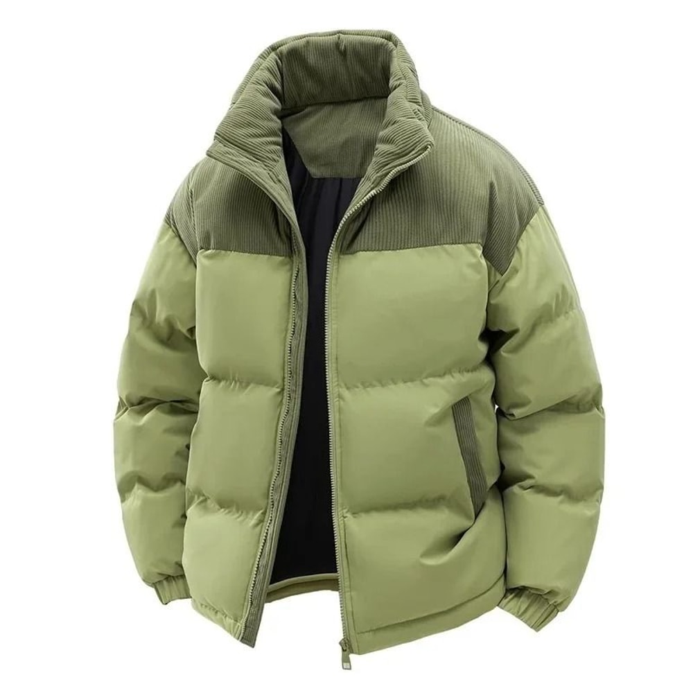 Thickened Cotton Windproof Hooded Jacket For Men 7