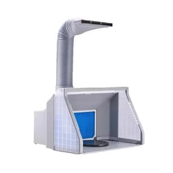 succebuy portable dual fan airbrush spray booth kit