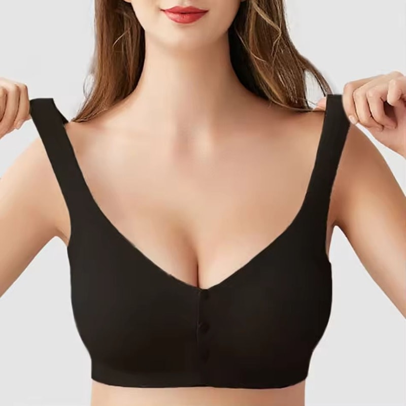 Summer Lightweight Nursing Bra For Women Front Opening One Piece Design No Underwire Bralette 9