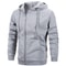 Mens Zip Hoodie Jacket Hooded Sports Outdoor Daily Basic Casual Autumn Winter Sweatshirt 4