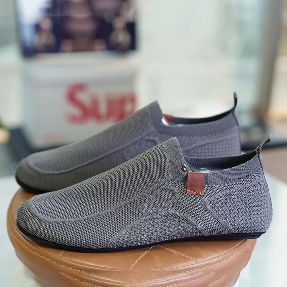 YRZL Lightweight Breathable Loafers For Men Summer Anti Slip Mesh Casual Driving And Walking Shoes 9