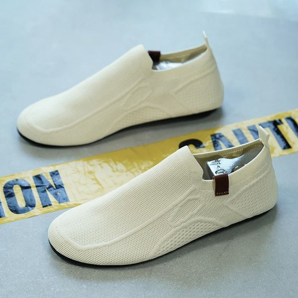 YRZL Lightweight Breathable Loafers For Men Summer Anti Slip Mesh Casual Driving And Walking Shoes 1