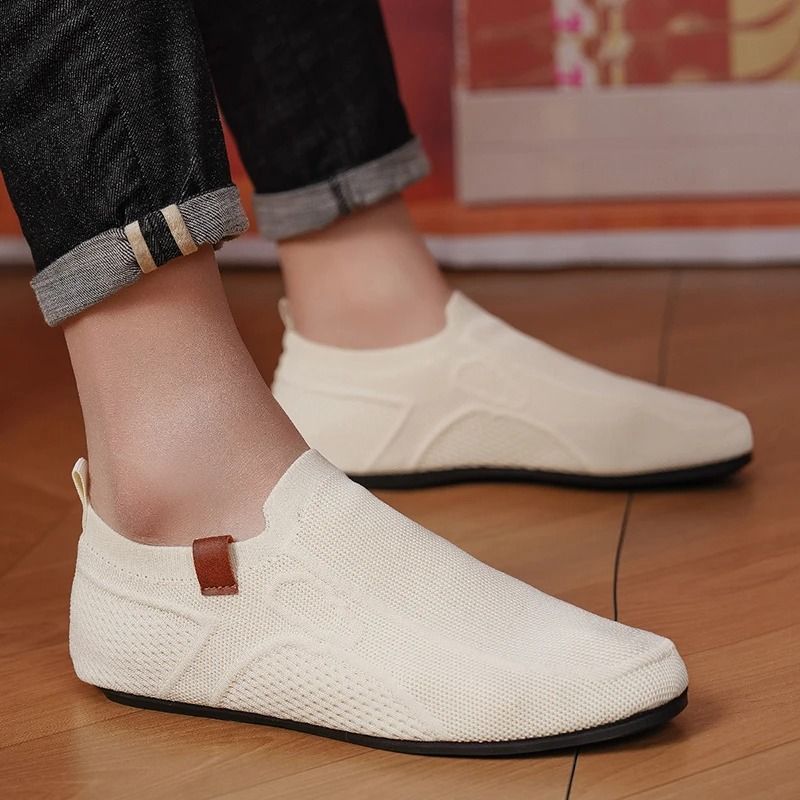 YRZL Lightweight Breathable Loafers For Men Summer Anti Slip Mesh Casual Driving And Walking Shoes 4