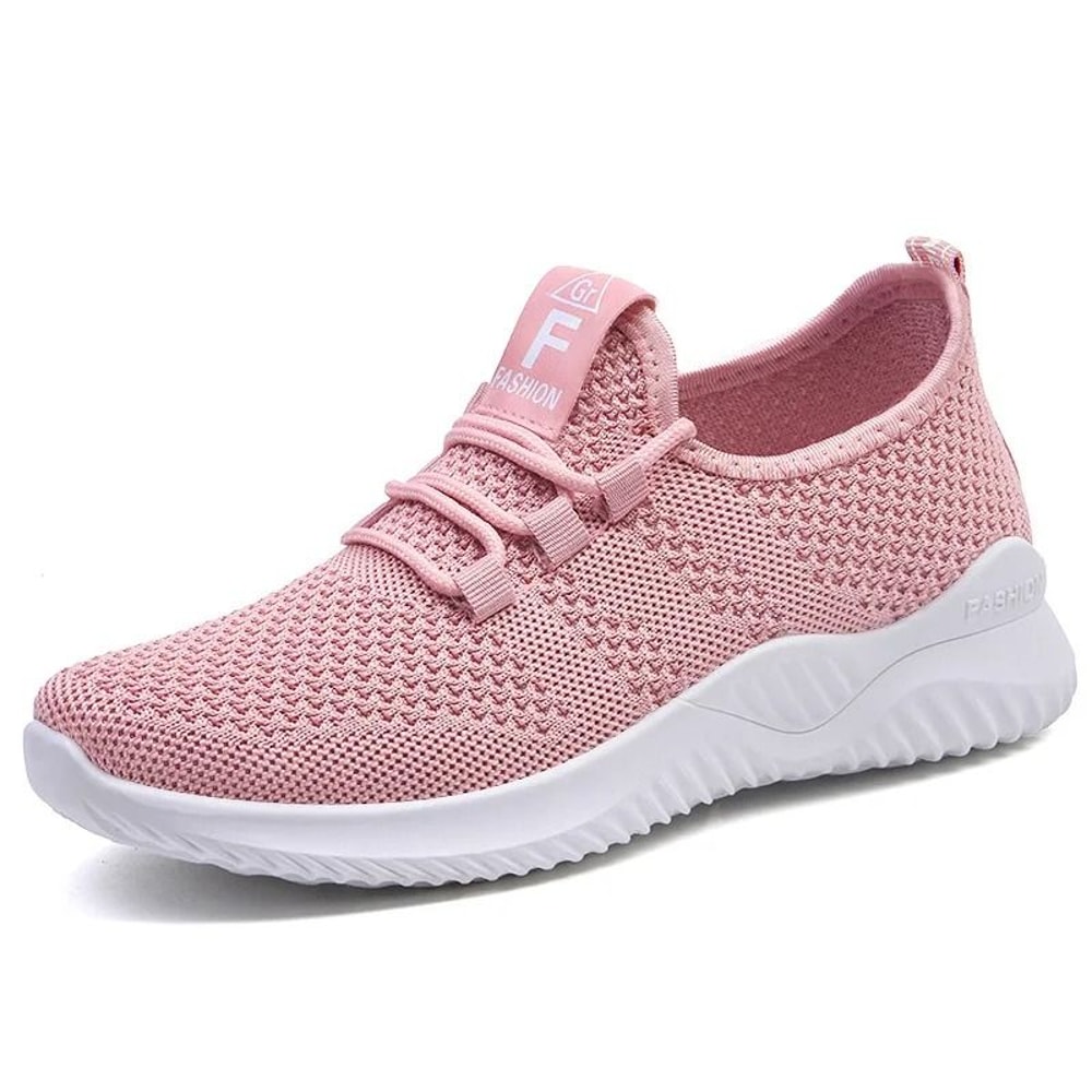 Women Casual Breathable Platform Sneakers Lace Up Summer Shoes 10