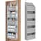 5 Shelf Hanging Storage Organizer Behind Door Anti Tilt Large Capacity Pockets 0