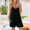 Women Casual Summer Romper Loose V Neck Adjustable Strap Sleeveless Jumpsuitdres 6