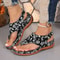 Women Summer Mixed Color Wedge Sandals Casual Beach Shoes 4