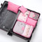 Women 6 Piece Travel Packing Cube Organizer Set 11