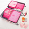 Women 6 Piece Travel Packing Cube Organizer Set 3