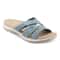 Women Orthopedic Flat Sandals HookandLoop Round Toe Comfy Summer Sandals 5