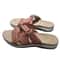 Women Orthopedic Flat Sandals HookandLoop Round Toe Comfy Summer Sandals 7
