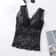 Women Lace Trim Bra Vest Top Backless Thin Sling Underwear 8