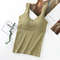 Women Removable Chest Pad Camisole Vest Top Sleeveless Underwear 5