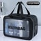 Dry Wet Separation Transparent PU Makeup Bag 4