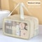 Dry Wet Separation Transparent PU Makeup Bag 6