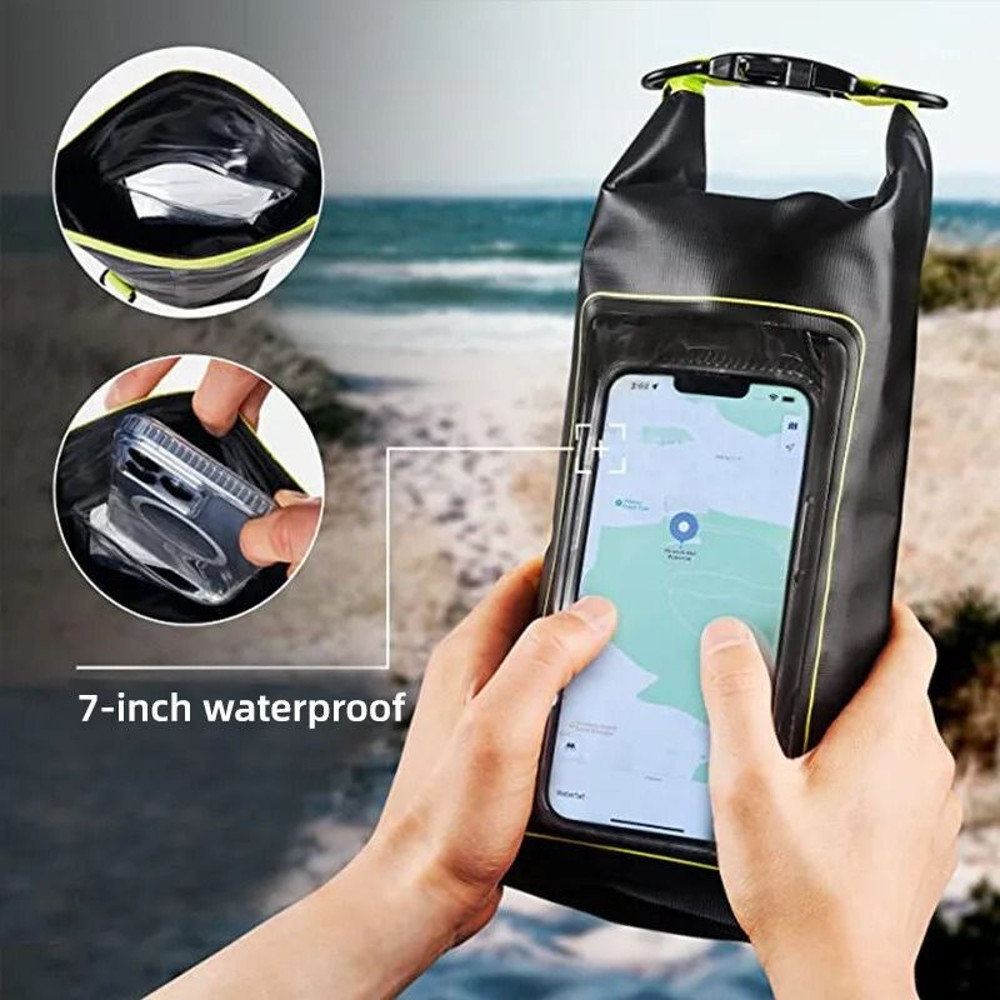 Touch Screen Transparent Dry Bag Backpack 2L And 5L 2