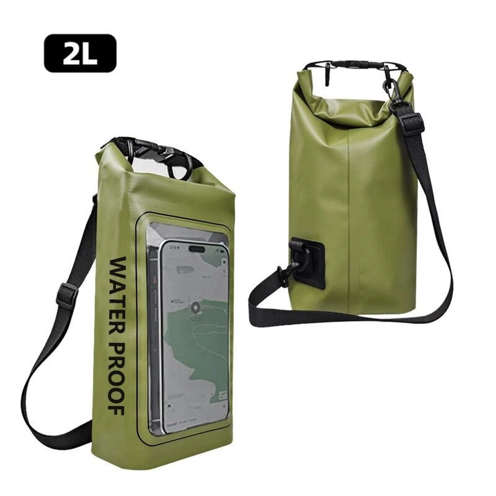 Touch Screen Transparent Dry Bag Backpack 2L And 5L 13