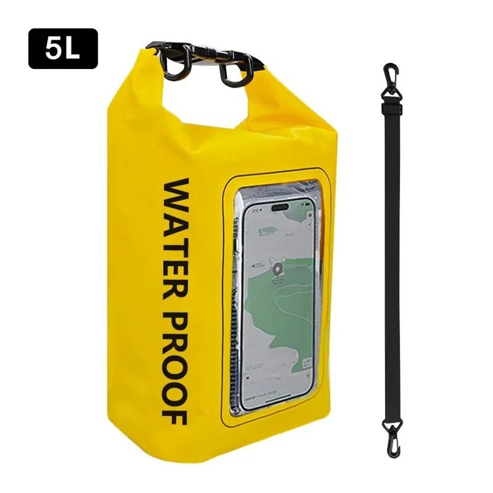 Touch Screen Transparent Dry Bag Backpack 2L And 5L 16