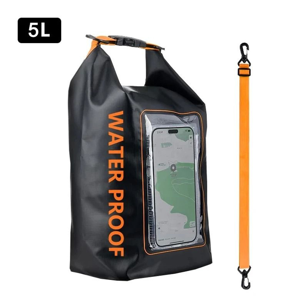 Touch Screen Transparent Dry Bag Backpack 2L And 5L 17