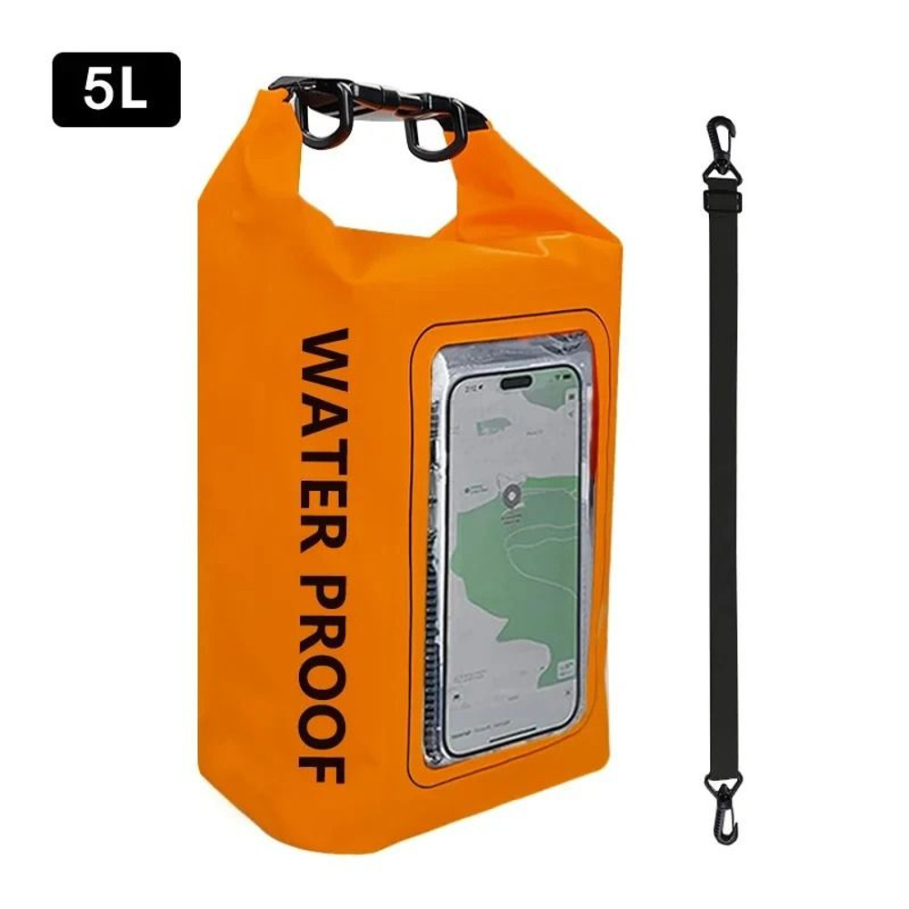 Touch Screen Transparent Dry Bag Backpack 2L And 5L 18