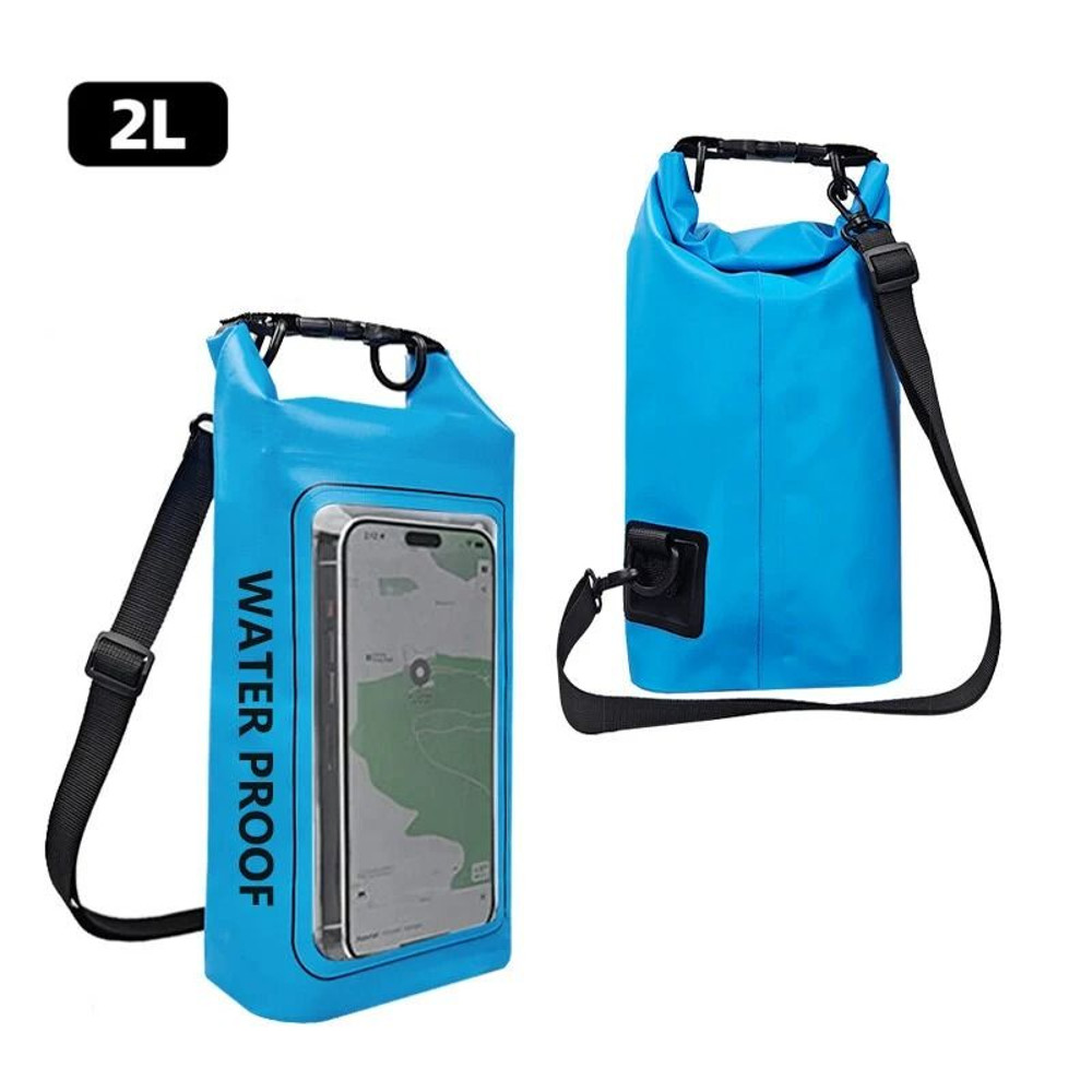Touch Screen Transparent Dry Bag Backpack 2L And 5L 8