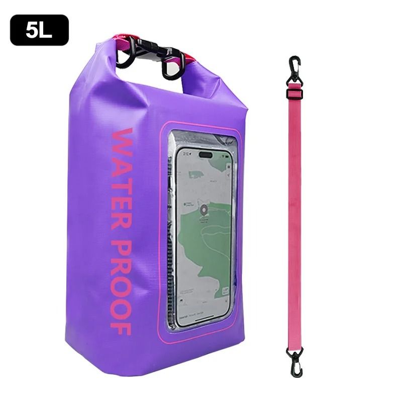 Touch Screen Transparent Dry Bag Backpack 2L And 5L 25