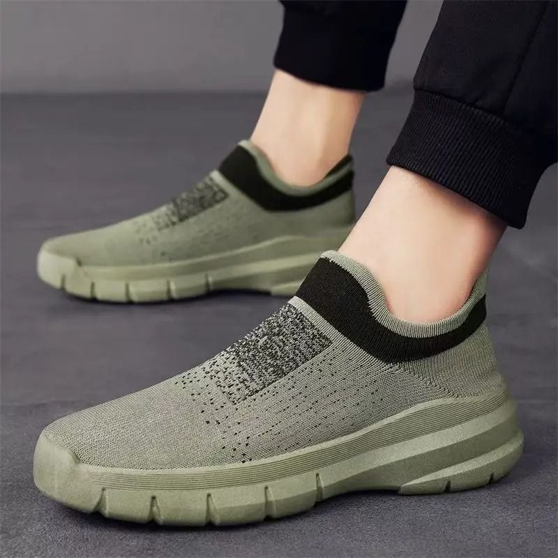 Men Casual Canvas Tooling Walking Sneakers Plus Size White 11