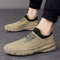 Men Casual Canvas Tooling Walking Sneakers Plus Size White 12