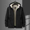Men Fleece Hoodie Winter Thick Warm Sweatshirt With Zipper And Hooded Cardigan Jacket 1