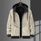 Men Fleece Hoodie Winter Thick Warm Sweatshirt With Zipper And Hooded Cardigan Jacket 5
