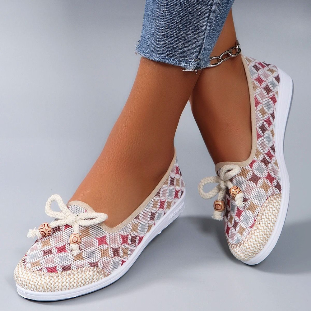 Women Summer Breathable Mesh Flat Casual Sneakers 7