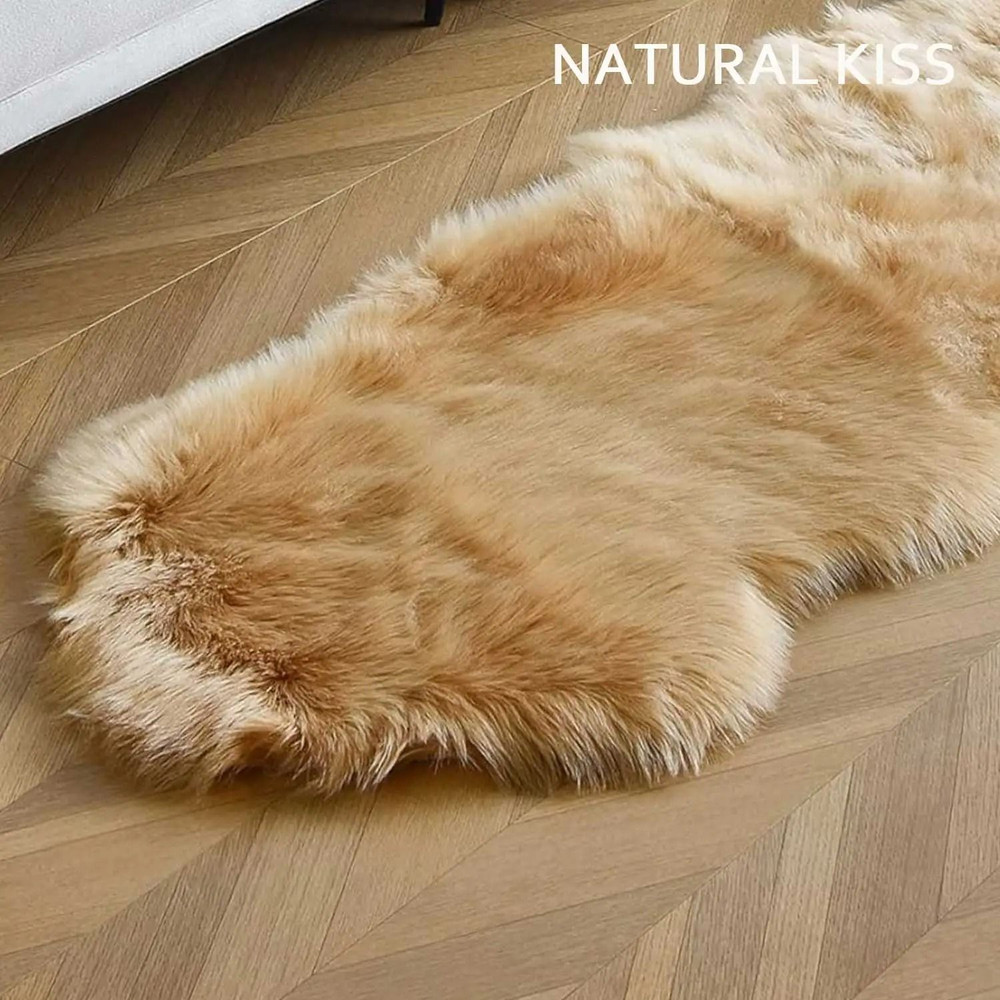 Faux Sheepskin Fur Soft Carpet Washable Fluffy Rug For Floor Or Furniture 10