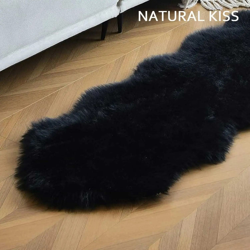 Faux Sheepskin Fur Soft Carpet Washable Fluffy Rug For Floor Or Furniture 12