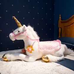large 100 cm unicorn plush toy soft stuffed animal for kids