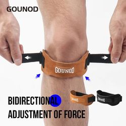 pressurized cowhide patella belt sports knee pad for running and fitness