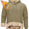 Mens Sherpa Lined Pullover Hoodie Fleece Sweatshirt 9